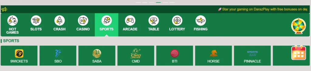 Darazplay Betting Options – Sports, Live Betting & More